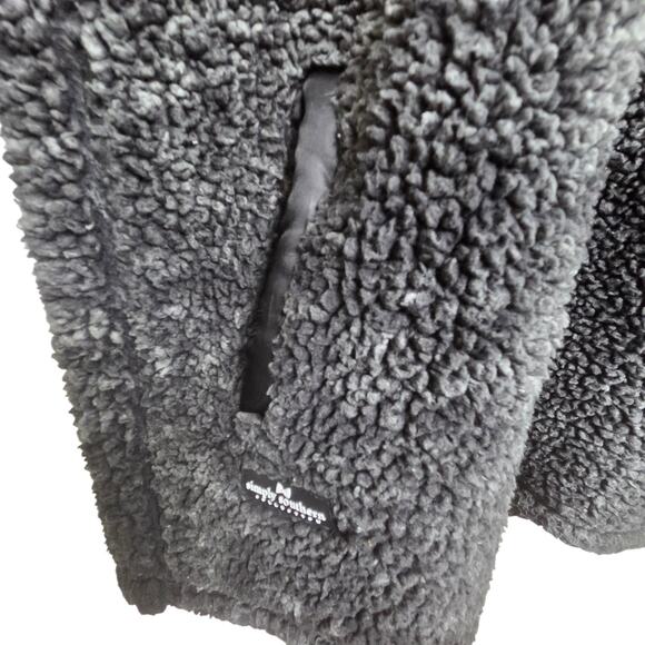 Simply Southern Teddy Bear Sherpa 1/4 Zip Fleece Pullover Jacket Gray SZ XL Cozy - Picture 4 of 11